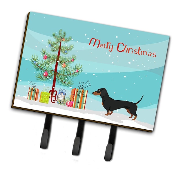 Carolines Treasures Dachshund Christmas Tree Leash or Key Holder CK3533TH68 - main